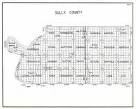 Sully County, Troy, Farmington, Milford, Harrison, Morton, Cora, Little Bend, Fairbank, Pearl, South Dakota State Atlas 1930c